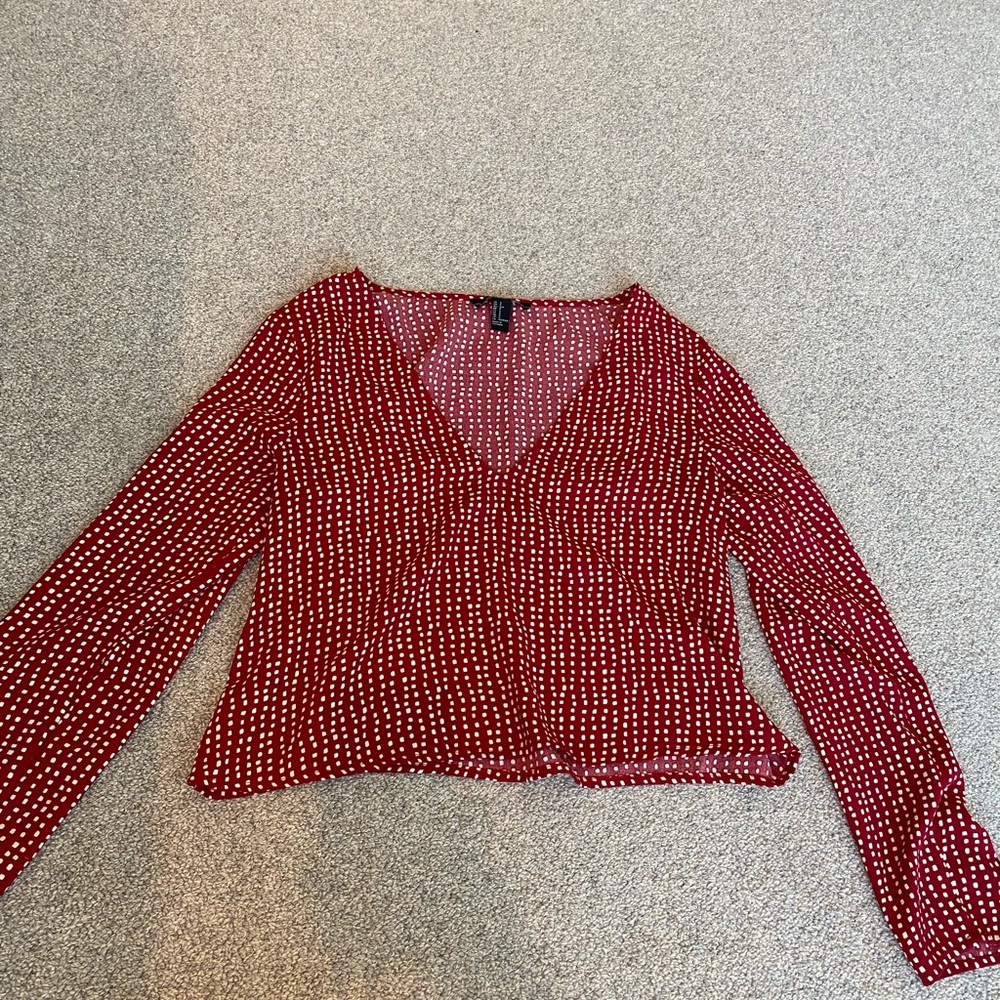 Forever 21 cropped blouse